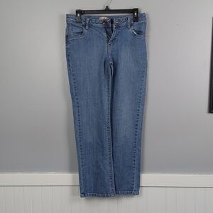 Straight Leg Medium Wash Jeans by NRJ, size 2p
